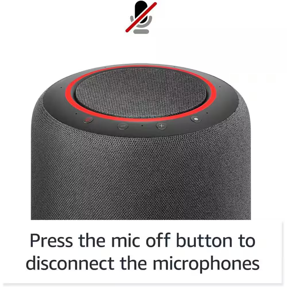Echo Studio Smart Speaker with Alexa in Charcoal