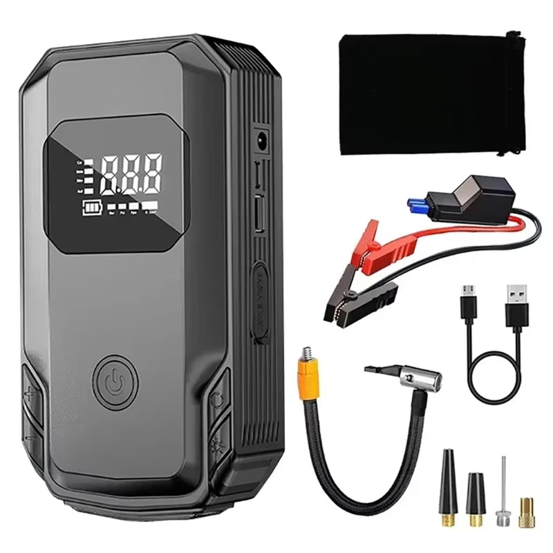 68UF Lightweight Jump Starter & Tire Inflator Reliable Car Tire & Jump Starter 8000Mah Vehicle